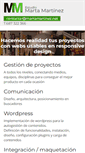 Mobile Screenshot of martamartinez.net